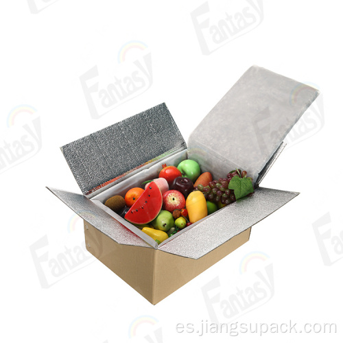 Biodegradabl Packaging Aislamiento Box de alimentos congelados